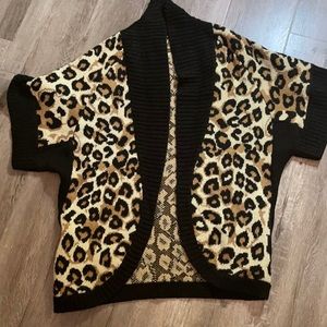 Beautiful Kardashians BEBE leopard cardigan